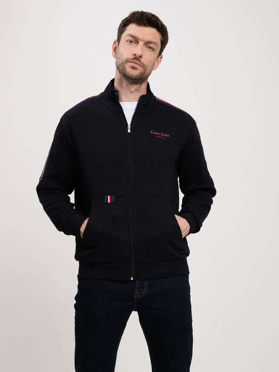 Men's regular sweatshirt with racing stripes marienenbalu