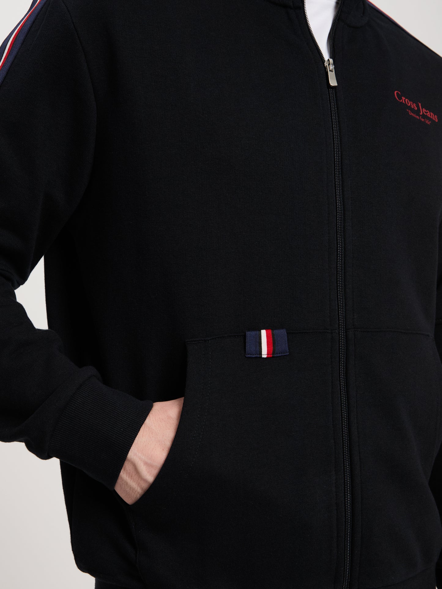 Men's regular sweatshirt with racing stripes marienenbalu