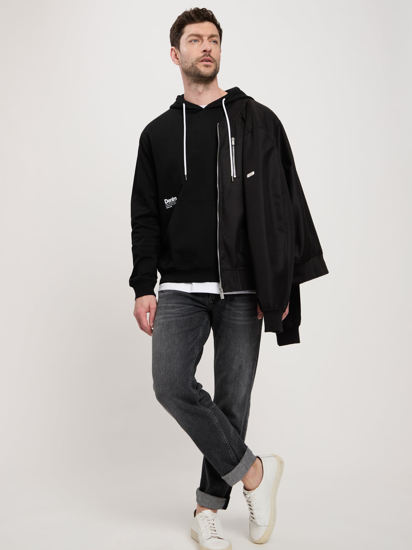 Men's Hoodie Regular in black