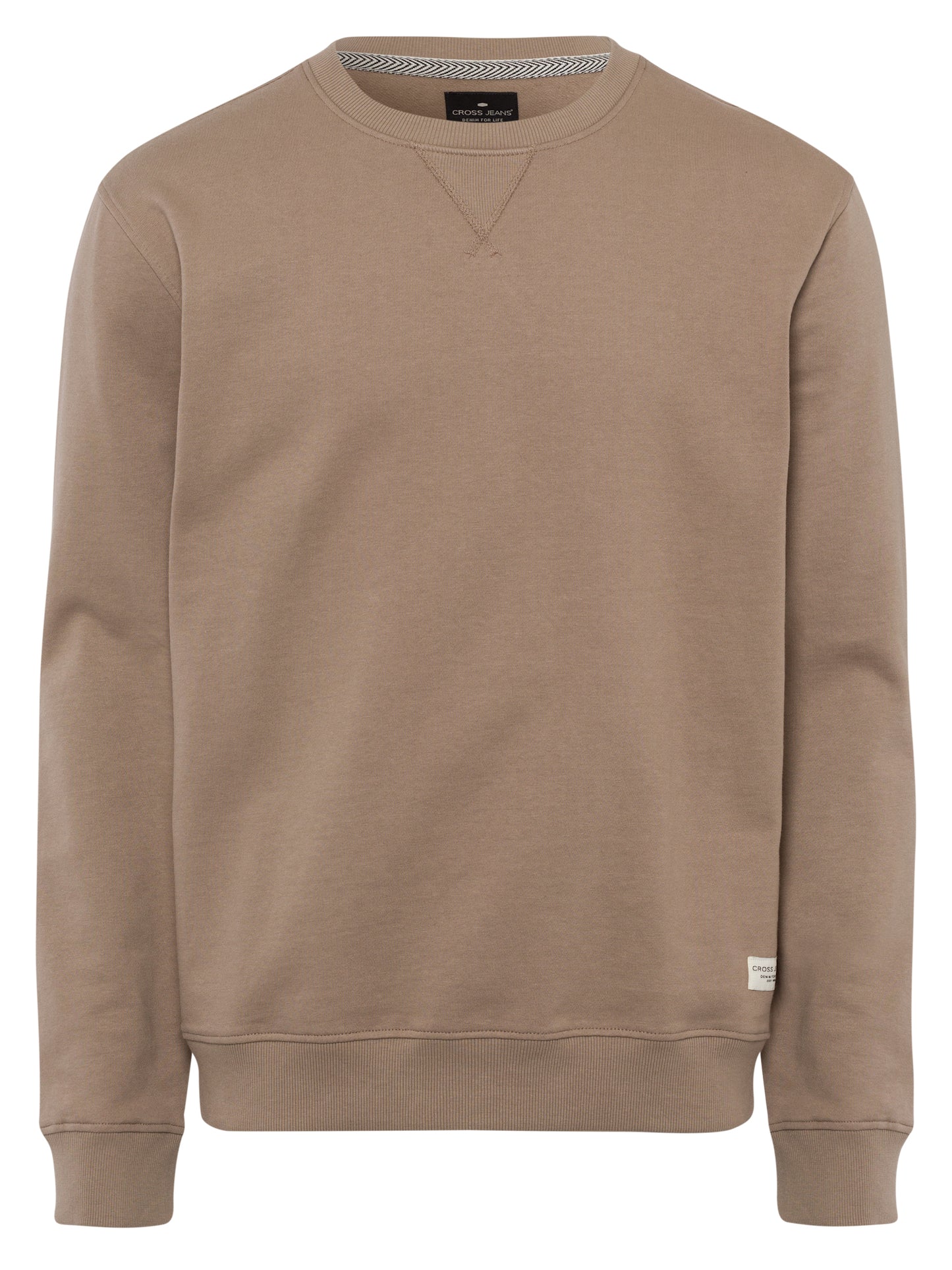 Herren Regular Sweatshirt in beige