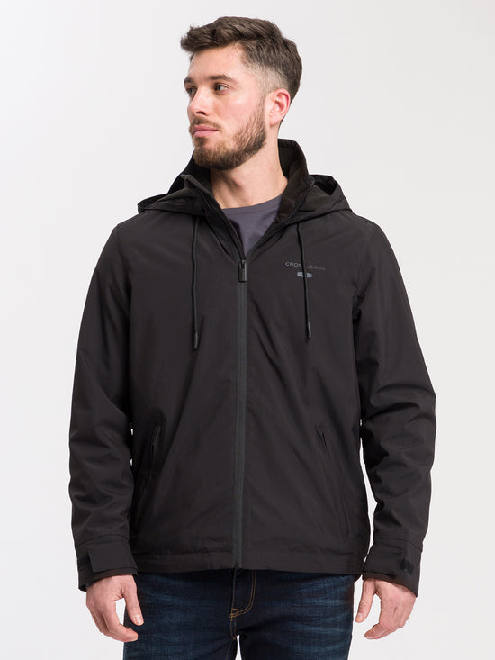 Men's all-weather jacket in black