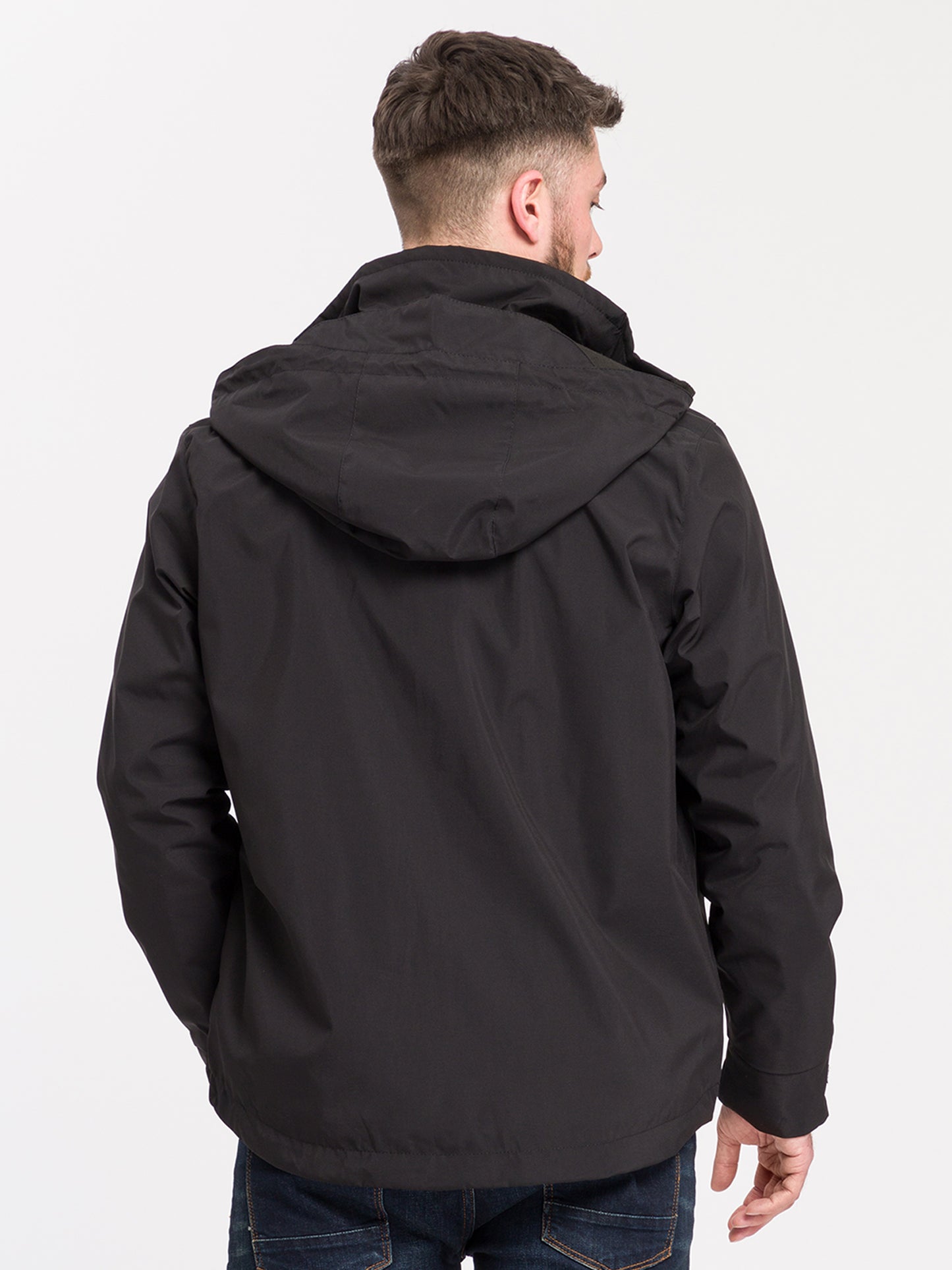 Men's all-weather jacket in black