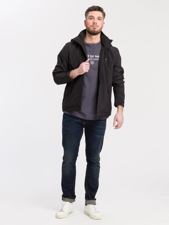 Men's all-weather jacket in black