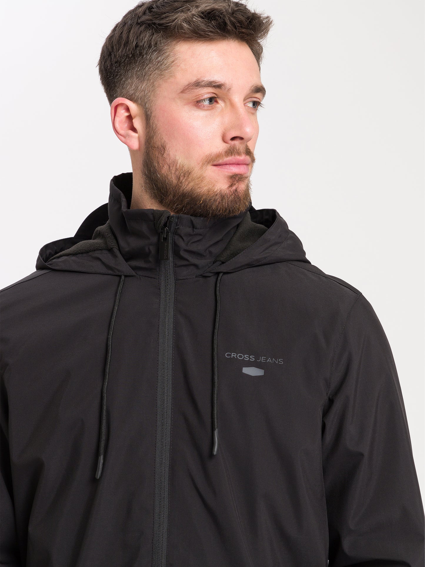 Men's all-weather jacket in black