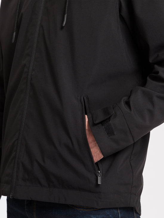 Men's all-weather jacket in black