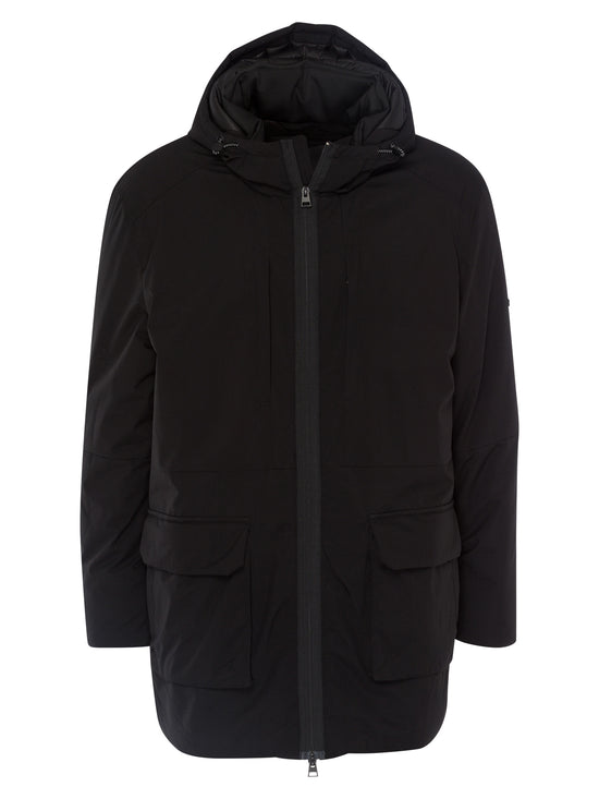 Regular Herren Winterjacke in Schwarz