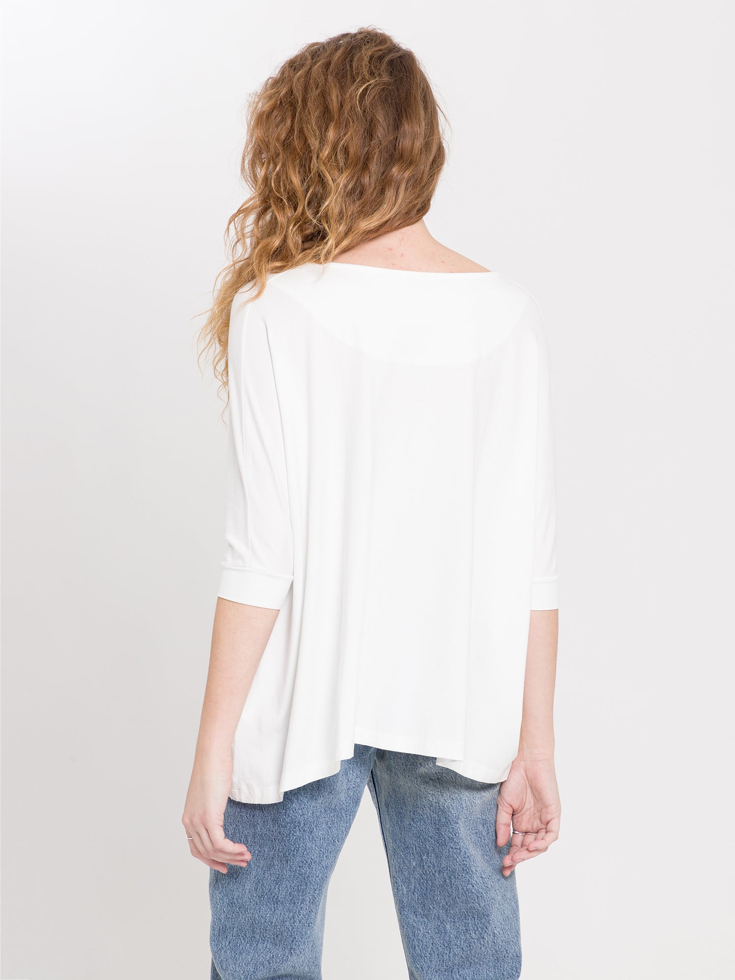 Damen Oversized T-Shirt weiß