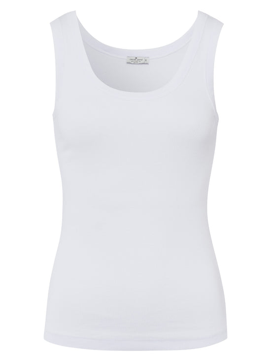 Damen Tanktop Regular in Ecru