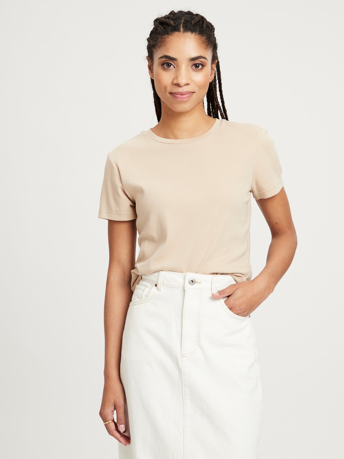 Women's T-Shirt in Beige