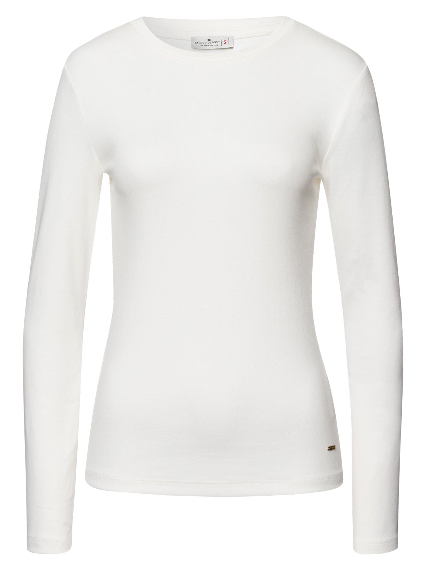 Women's Regular Long Sleeve Shirt in white