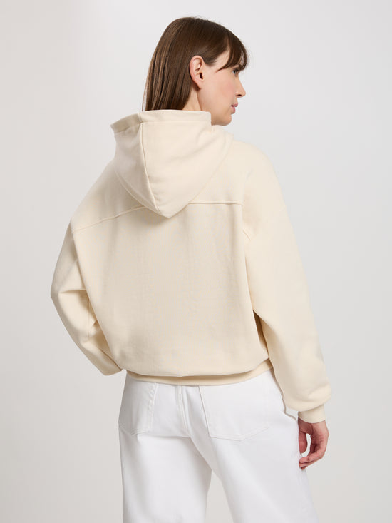 Damen Hoodie Regular in beige mit CJ Logo