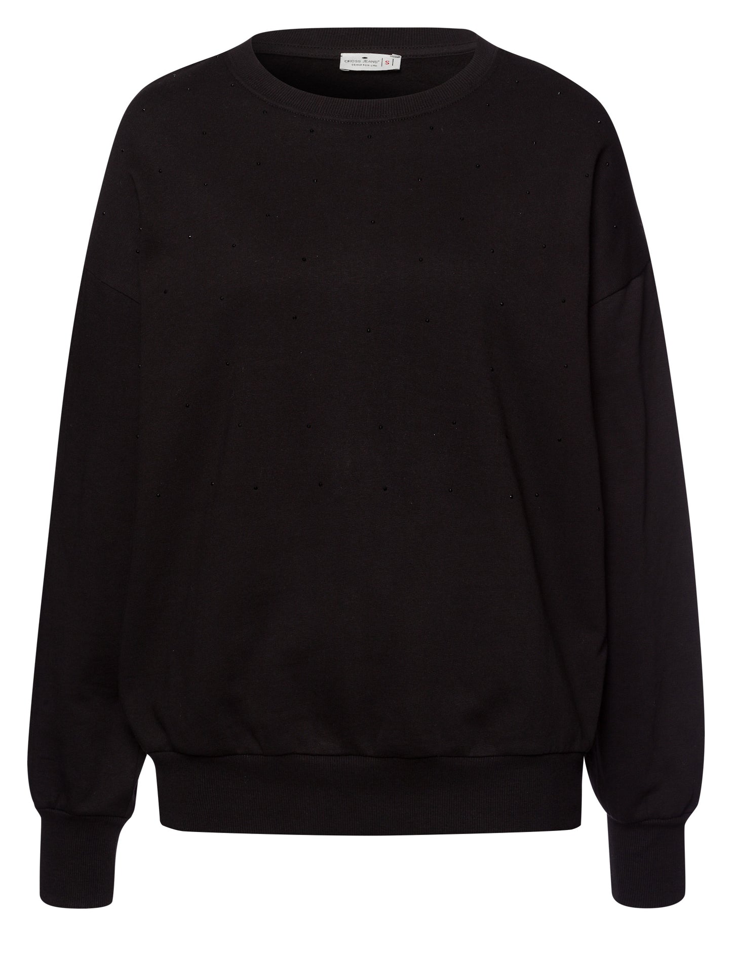 Damen Pullover Regular in schwarz