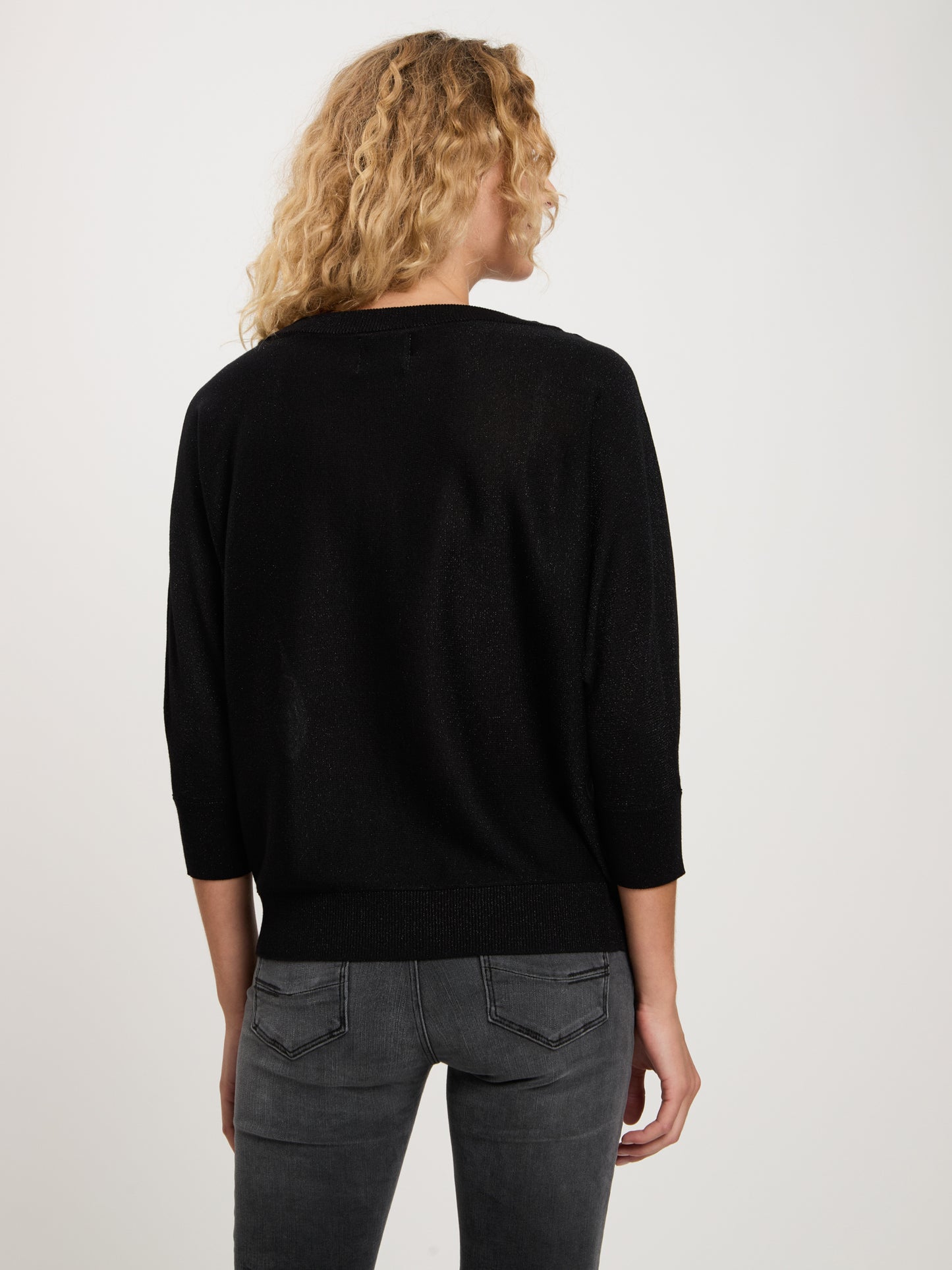 Women's regular sweatshirt in black