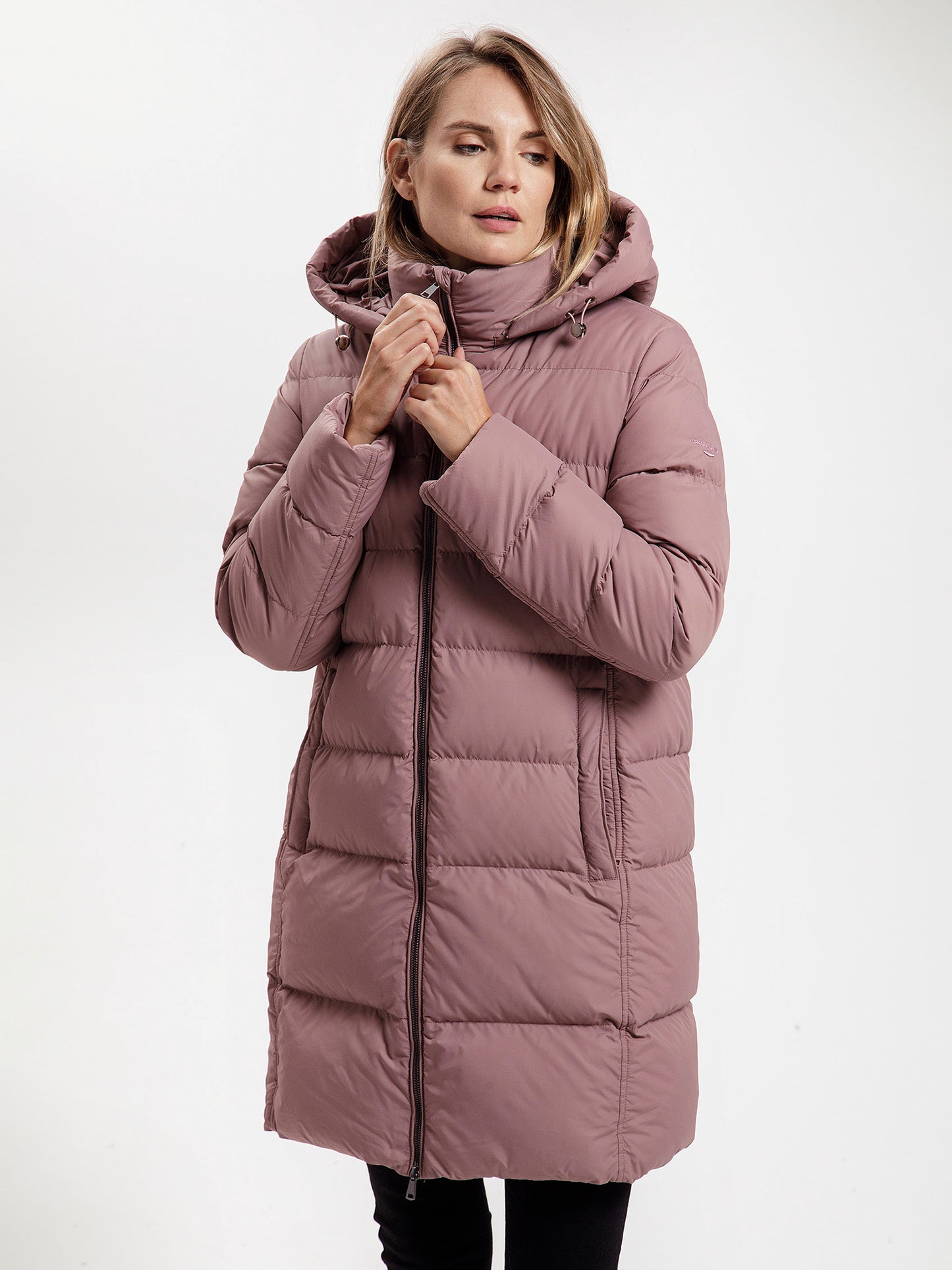 Damen Regular Kurzmantel in rosa