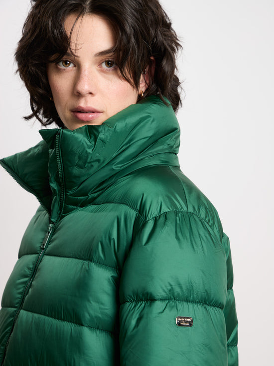 Damen Regular Winterjacke in Emerald