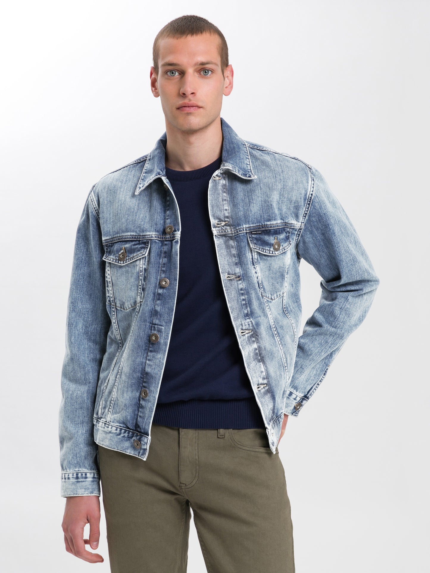 Herren Jeansjacke Denim Jacket Regular Fit