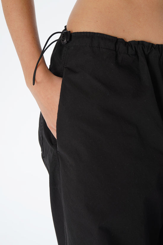 Women's Parachute pants in black
