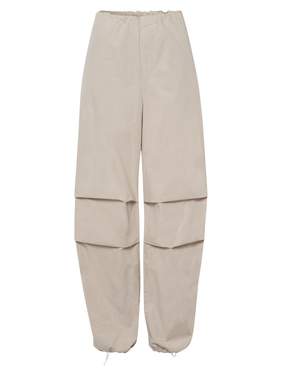 Damen Parachute Hose in beige