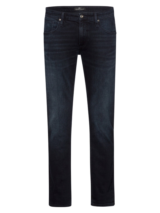 Damien Herren Jeans Slim Fit Regular Waist Straight Leg blauschwarz.