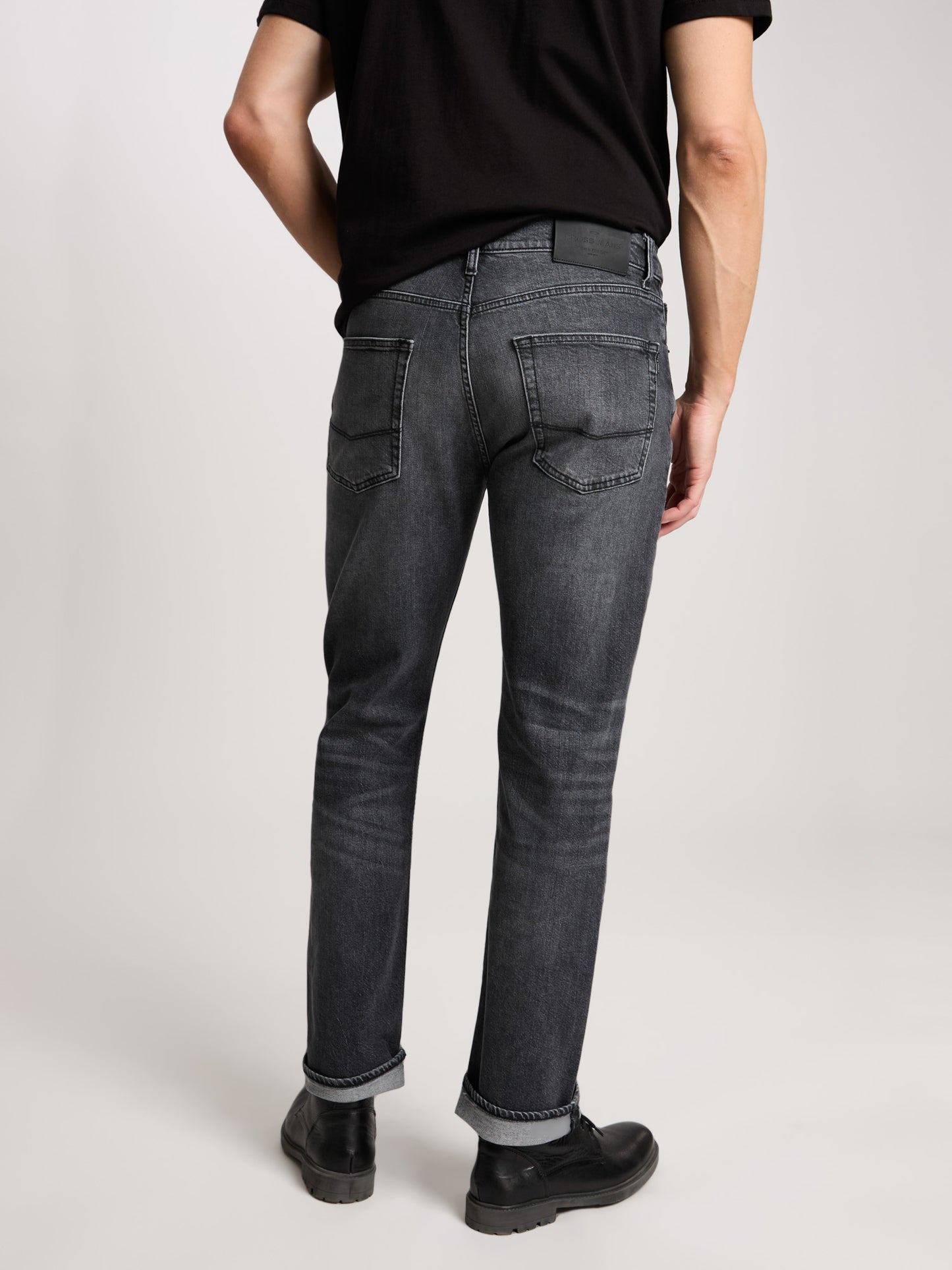 Colin men's jeans slim fit bootcut anthracite.