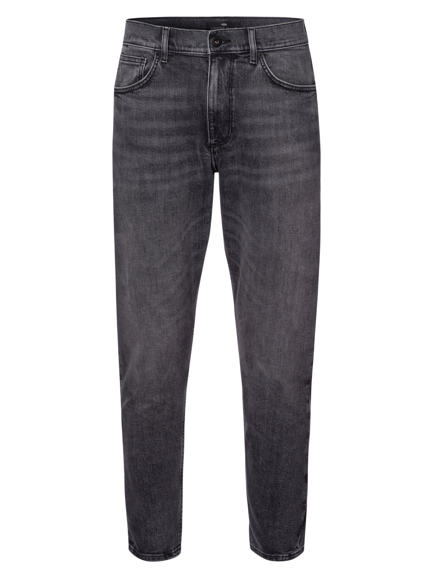 Finn Herren Jeans Tapered Fit Straight Leg anthrazit