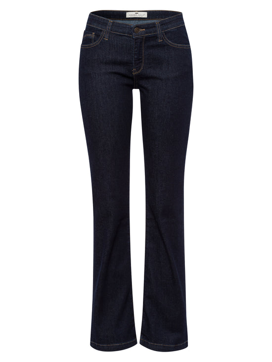 Lauren Damen Jeans Regular Fit Mid Waist Bootcut dunkelblau.