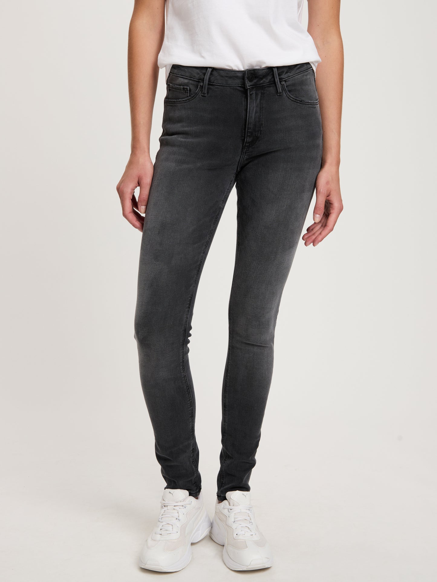 Damen Skinny Jeans Alan in Anthrazit